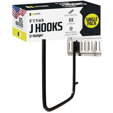 Dc Cargo Heavy-Duty 9in E-Track Large U-Hanger 9ETUHG